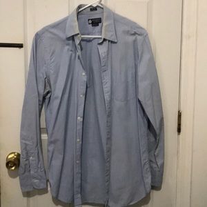 J crew blue shirt